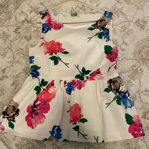 Kate spade peplum top